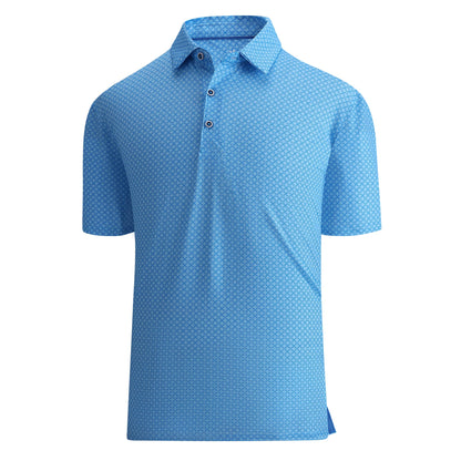 HOTDamipow Premium Golf Shirts for Men Dry Fit Performance Polo Short Sleeve Collared Shirt