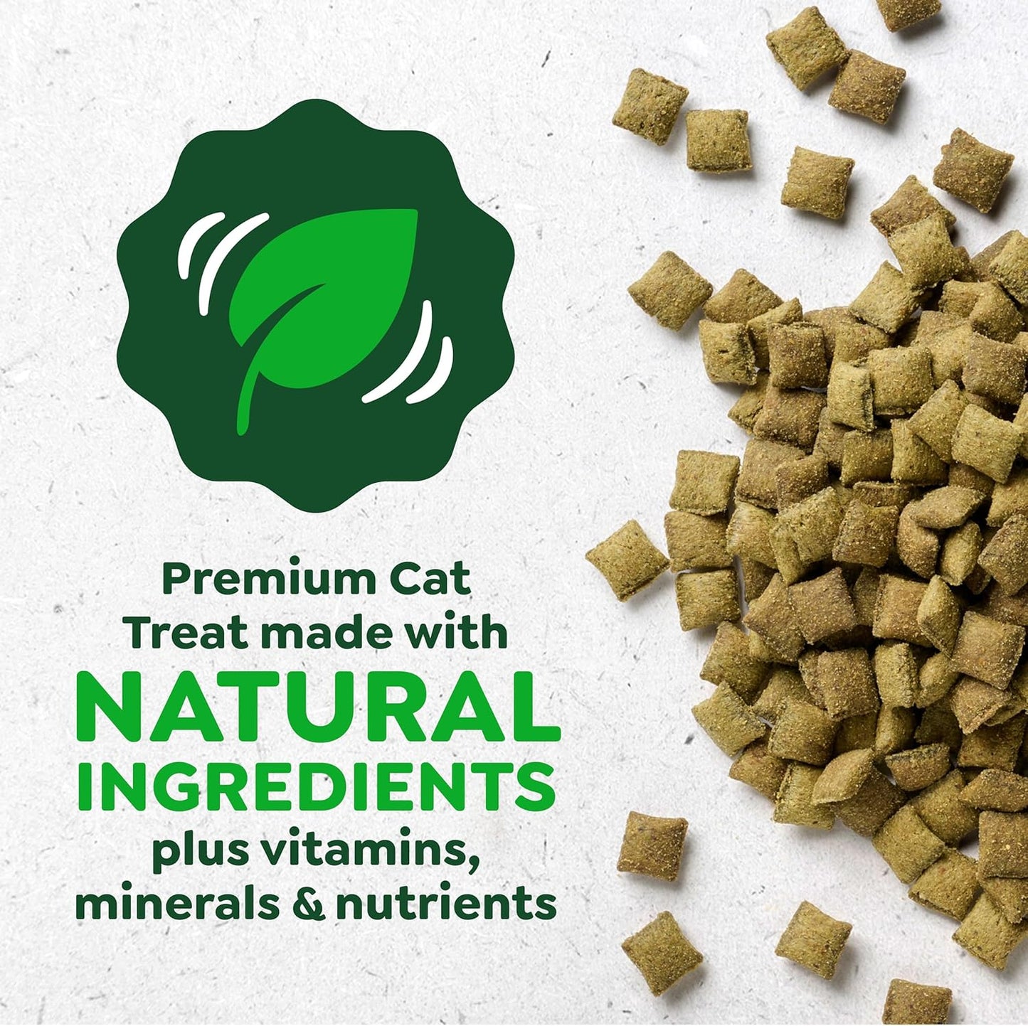 HOTGreenies Feline Smartbites Healthy Indoor Cat Treats, Tuna, 16 oz | Veterinarian-recommended, Fiberblend Formula, supports digestion, under 2 cal per treat, natural ingredients, dual texture