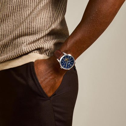 HOTFossil Men's Watch, Townsman Automatic Stainless Steel Watch for Men