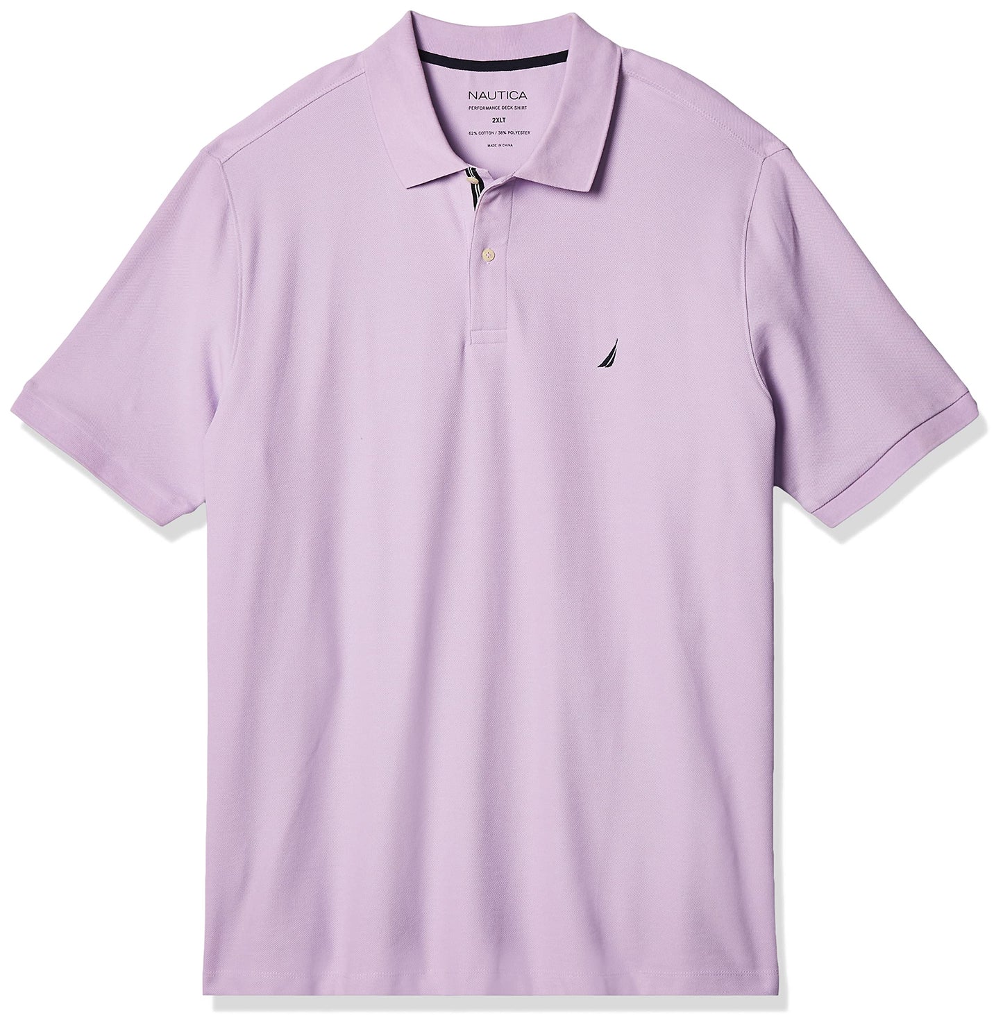 HOTNautica Men's Big and Tall Classic Fit Short Sleeve Solid Performance Deck Polo Shirt | Designed Exclusively for Big & Tall Men
