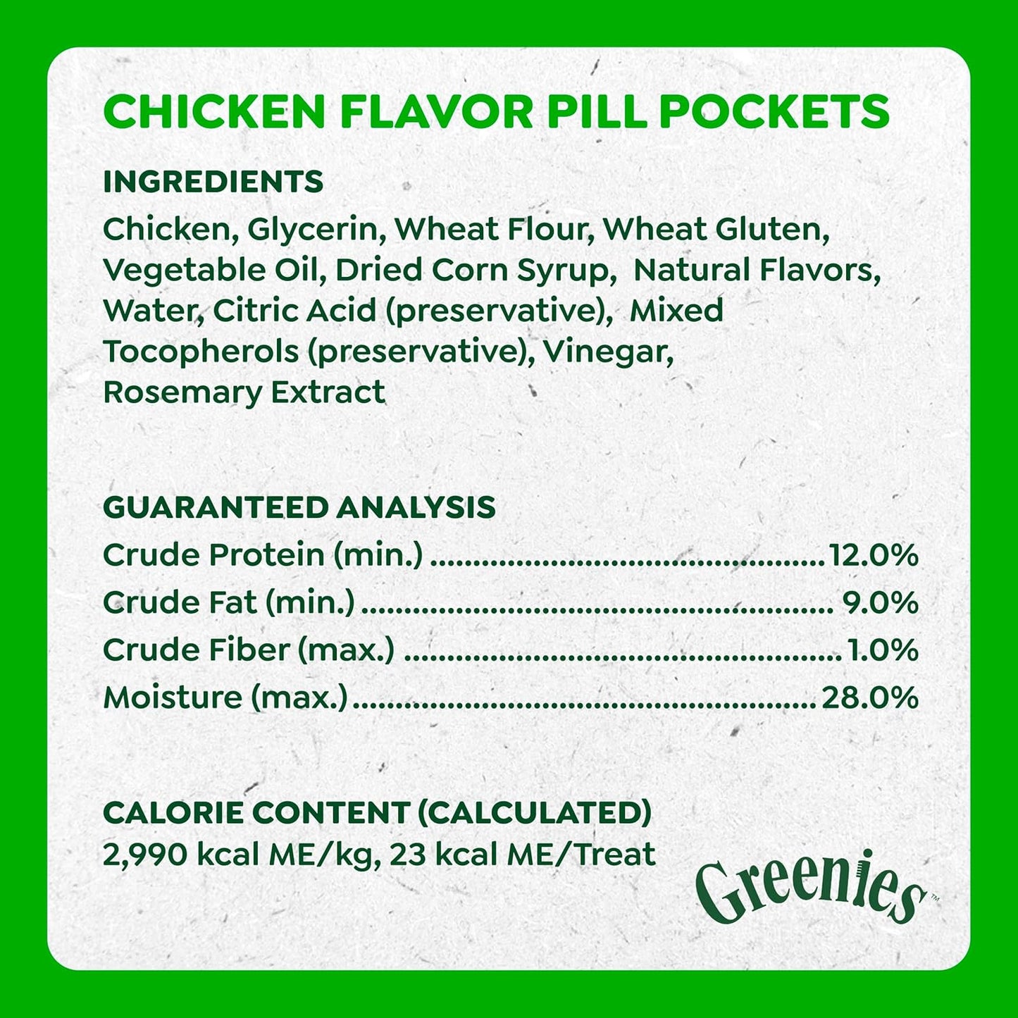 HOTGreenies Pill Pockets Large Size Dog Treats, Chicken, 15.8 oz | Vet-recommended, Capsule size, real chicken flavor, low calorie, stress- and mess-free, natural ingredients, no fillers