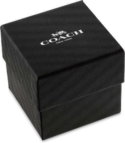 HOTCOACH Men's Jackson Chronograph Watch, 45mm Case Size, Genuine Leather Strap, Premium Fashion, Everyday Wear - Gift for Him