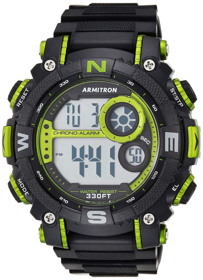 HOTArmitron Sport Men's Digital Chronograph Resin Strap Watch, 40/8284