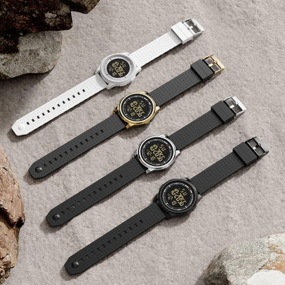HOTGOLDEN HOUR Ultra-Thin Minimalist Sports Waterproof Digital Watches Men with Wide-Angle Display Rubber Strap Wrist Watch for Men Women
