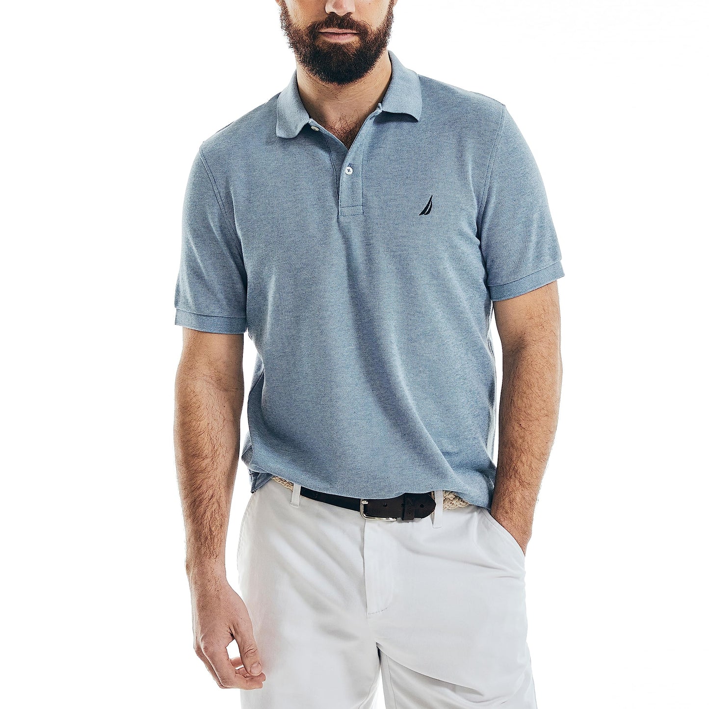 HOTNautica Men's Performance Pique Polo Shirt | Designed Exclusively for Big & Tall Men
