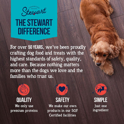 HOTStewart Freeze Dried Dog Treats, 100% Beef Liver, 21 oz Tub | Premium Quality Raw Protein, Single Ingredient, High Protein Training Treats & Food Topper, No Refrigeration, Cat Friendly
