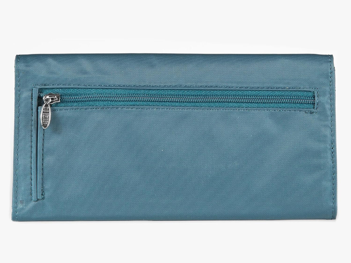HOTBig Skinny Women's Slimvelope Tri-Fold Checkbook Slim Wallet, Holds Up to 40 Cards