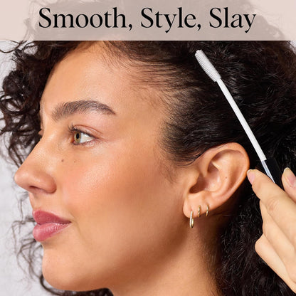 HOTKitsch Hair Taming Wand - Fly Away Stick For Hair with Biotin, Aloe & Vitamin E | Clear Hair Mascara for Flyaways, Slick Back Style | Travel Size - 18mL