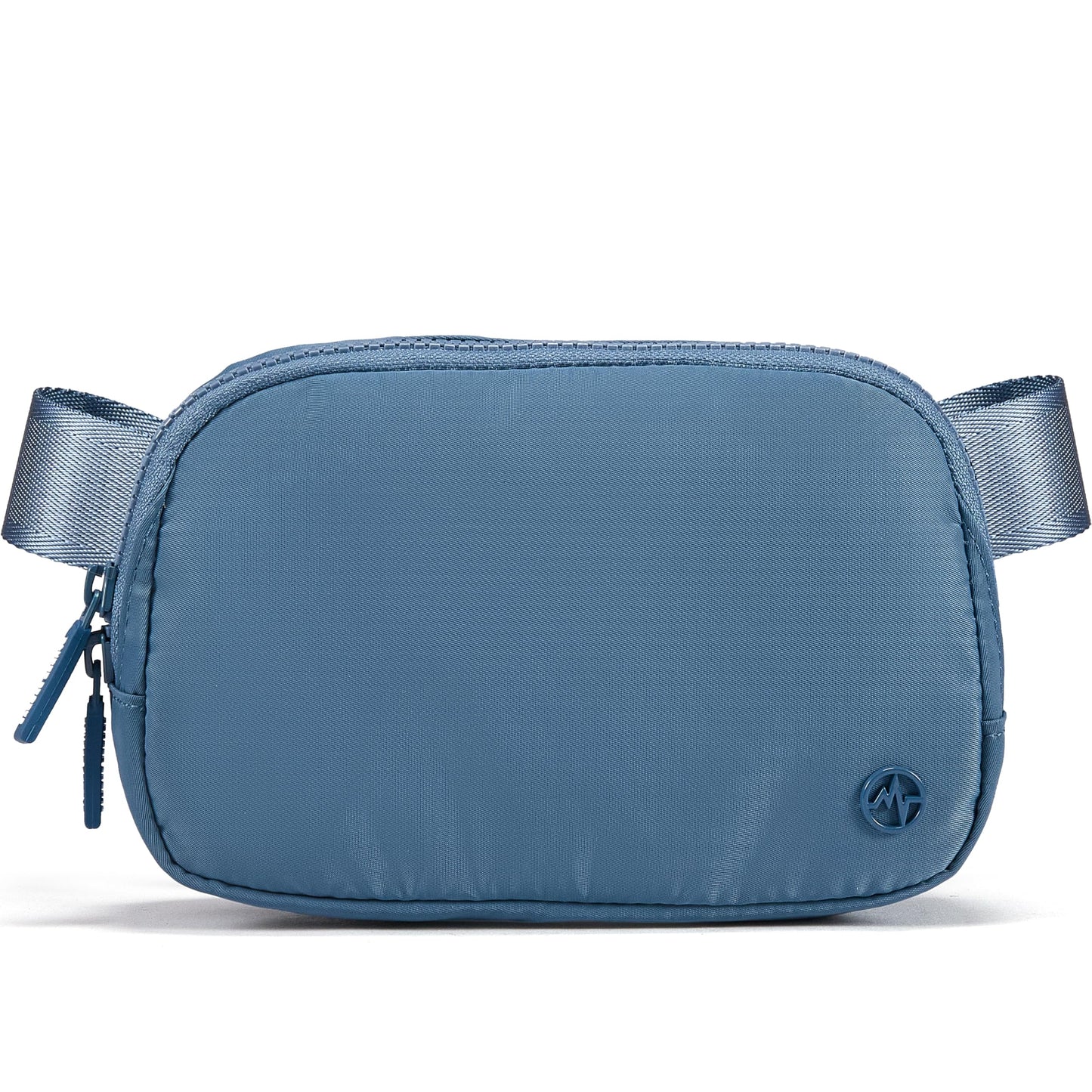 HOTPander Two Way Zipper Fanny Pack Nylon Everywhere Belt Bag for Women, Water Repellent Waist Packs, Crossbody Bags with Adjustable Strap (Light Purple).