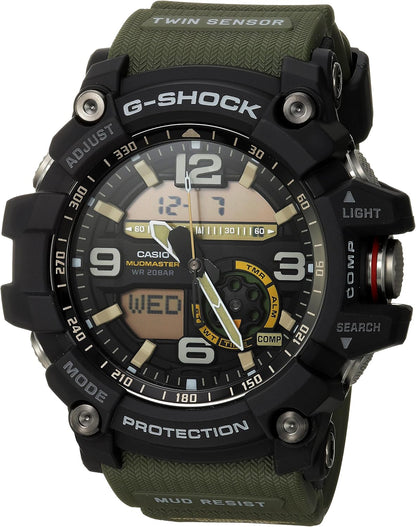 HOTCasio Men's GG-1000-1A3CR G Shock Analog-Digital Display Quartz Green Watch
