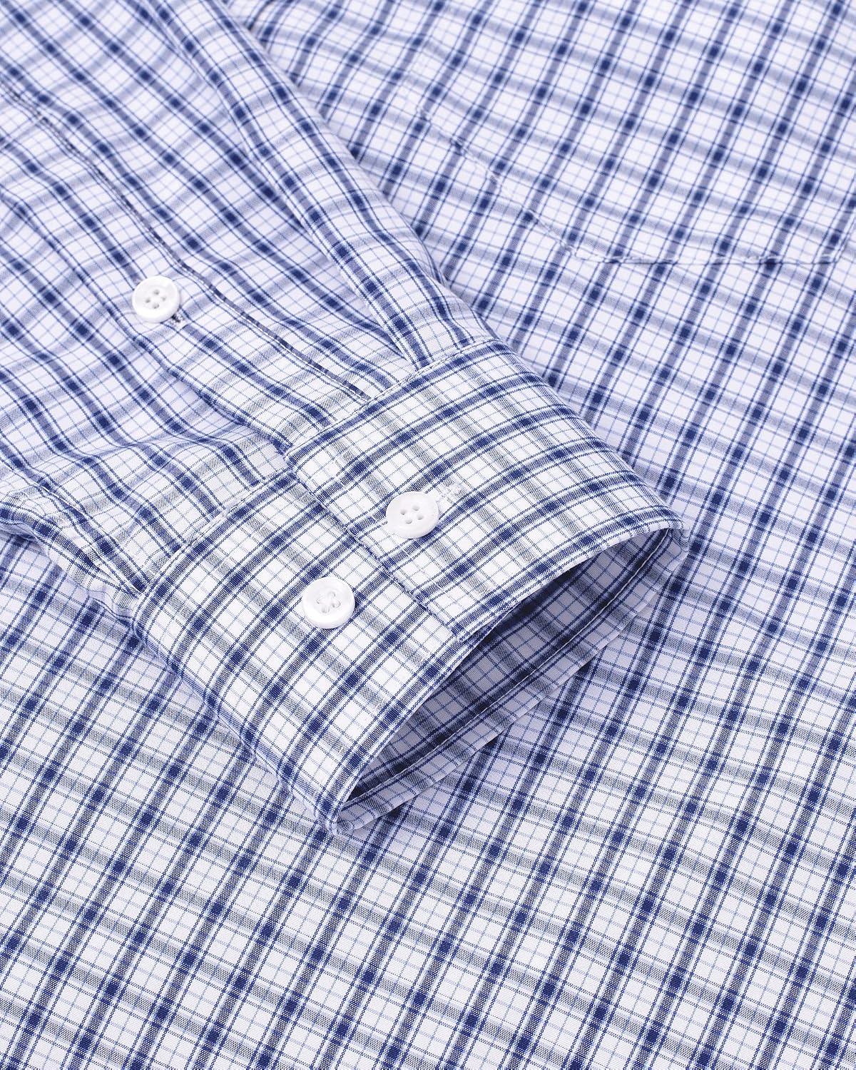 HOTAlimens & Gentle Men's Plaid Button Down Shirts Cotton Long Sleeve Dress Shirts Regular Fit Gingham Shirts