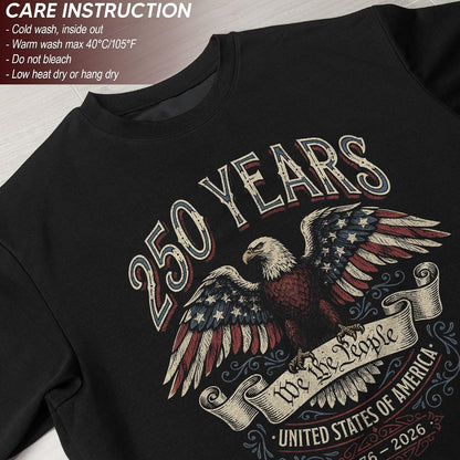 HOTPatriotic Shirts for Men, USA Eagle Graphic Shirts for Men | Mark 250 years of American spirit with these unique commemorative tees, designed for bold style and lasting comfort