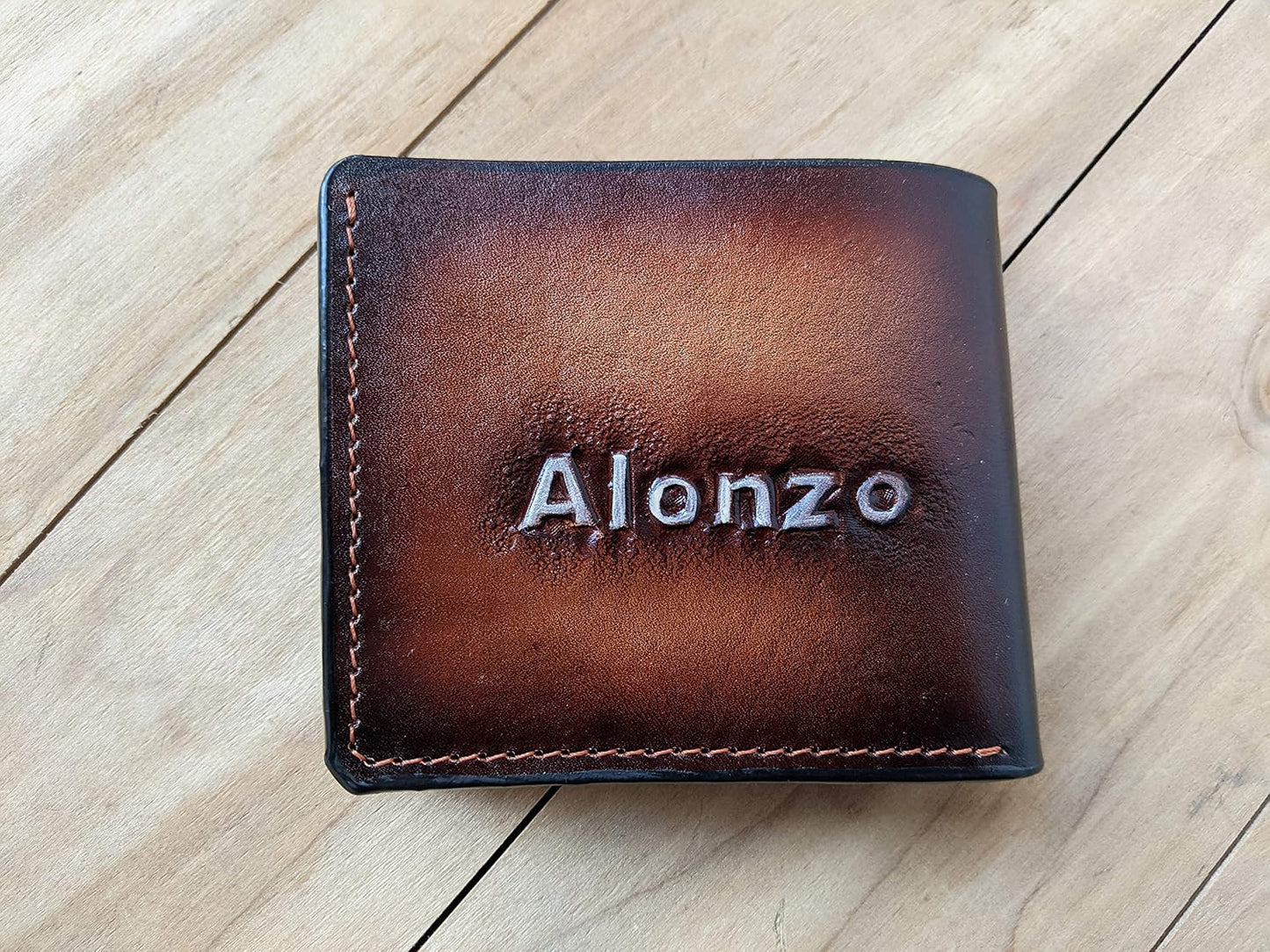 HOTHunting, Raccoon, Coonhunters, Coon Hunter, Men's 3D Genuine Leather Wallet, Handmade wallet, Carved wallet, Tooled wallet, Airbrush Art, Bifold wallet, Custom wallet, Personalized wallet, A(19)