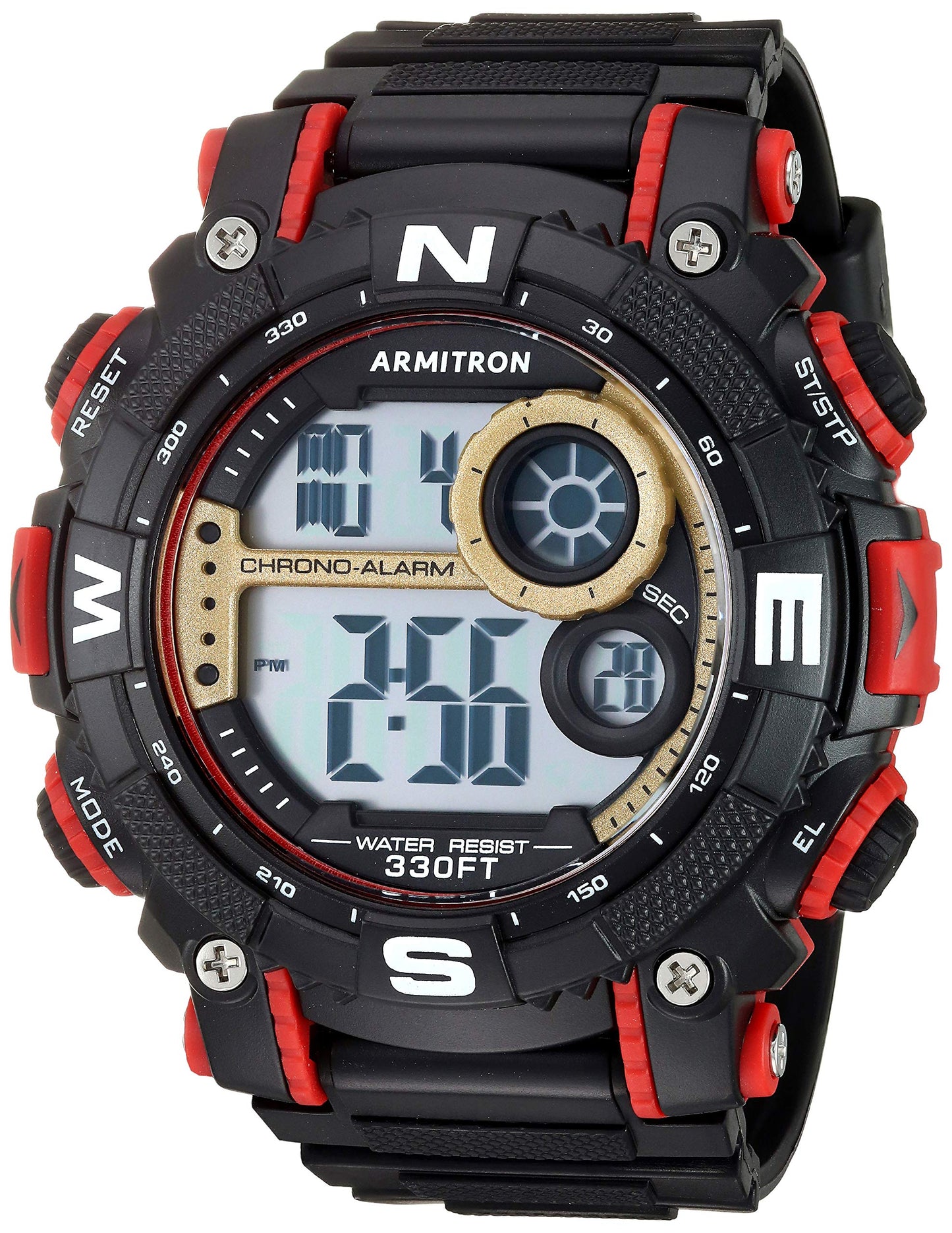 HOTArmitron Sport Men's Digital Chronograph Resin Strap Watch, 40/8284