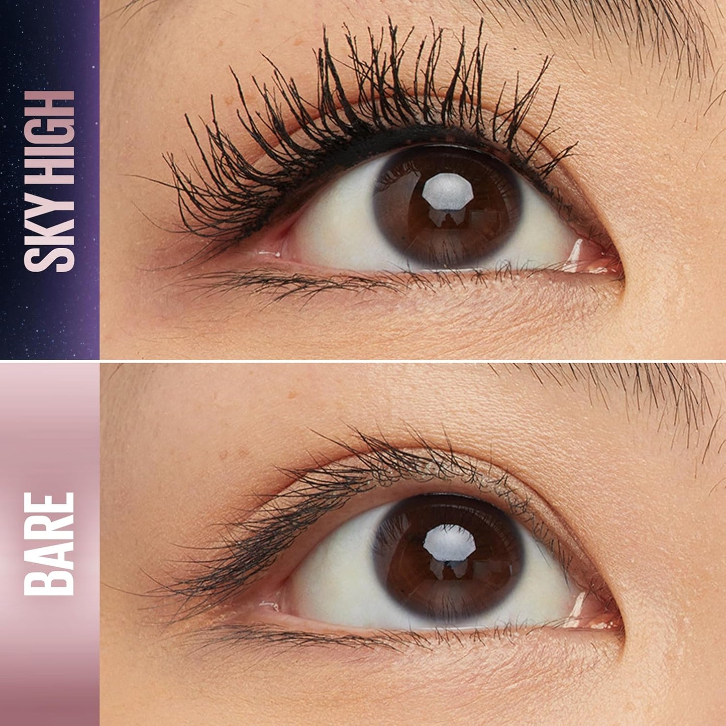 HOTMaybelline Lash Sensational Sky High Waterproof Mascara Makeup, Volumizing, Lengthening, Defining, Curling, Multiplying, Buildable Formula, Very Black, 1 Count