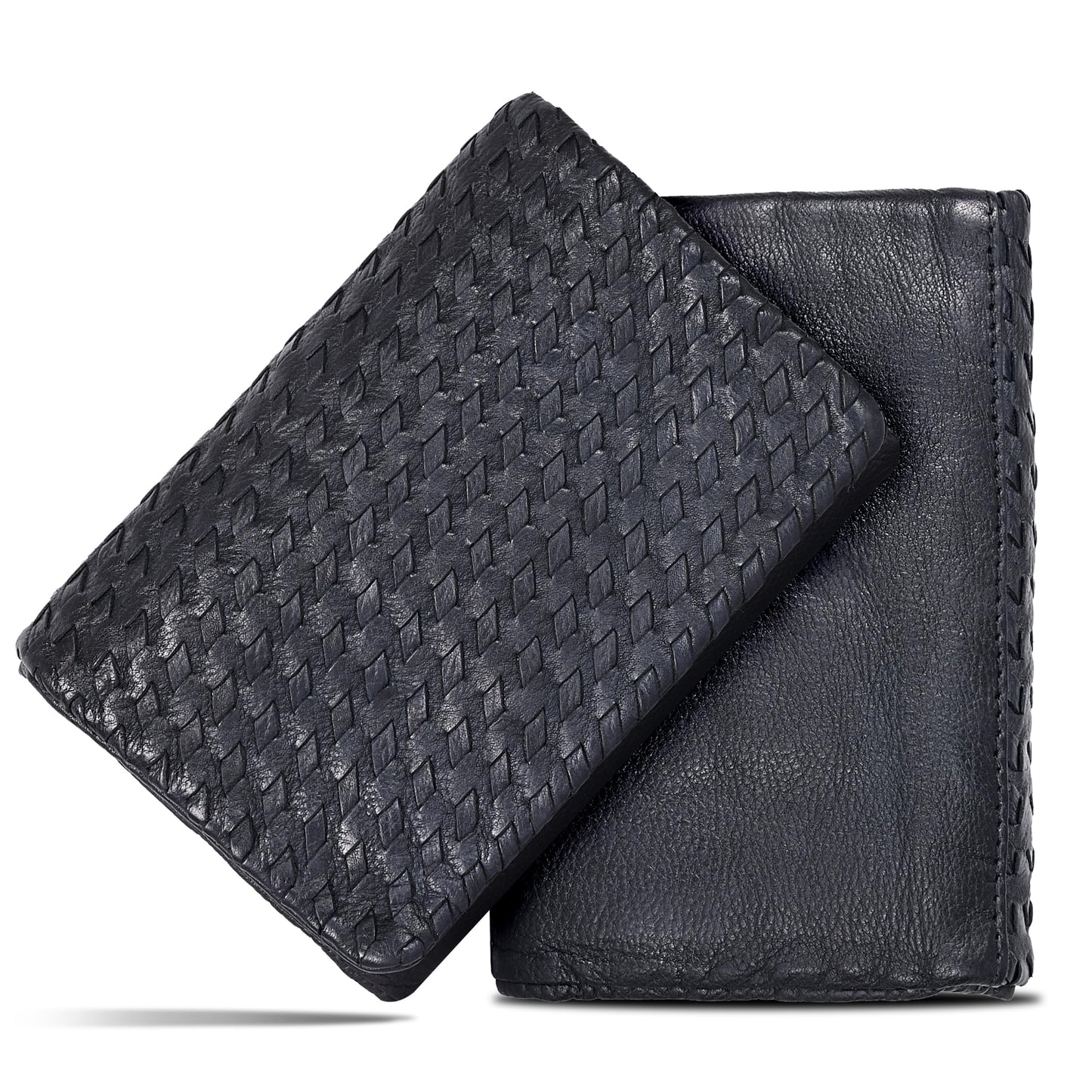 HOTReal Leather Women Wallet Leather with RFID Blocking -Trifold Card Holder Designer Ladies Clutch with ID Window Wallets