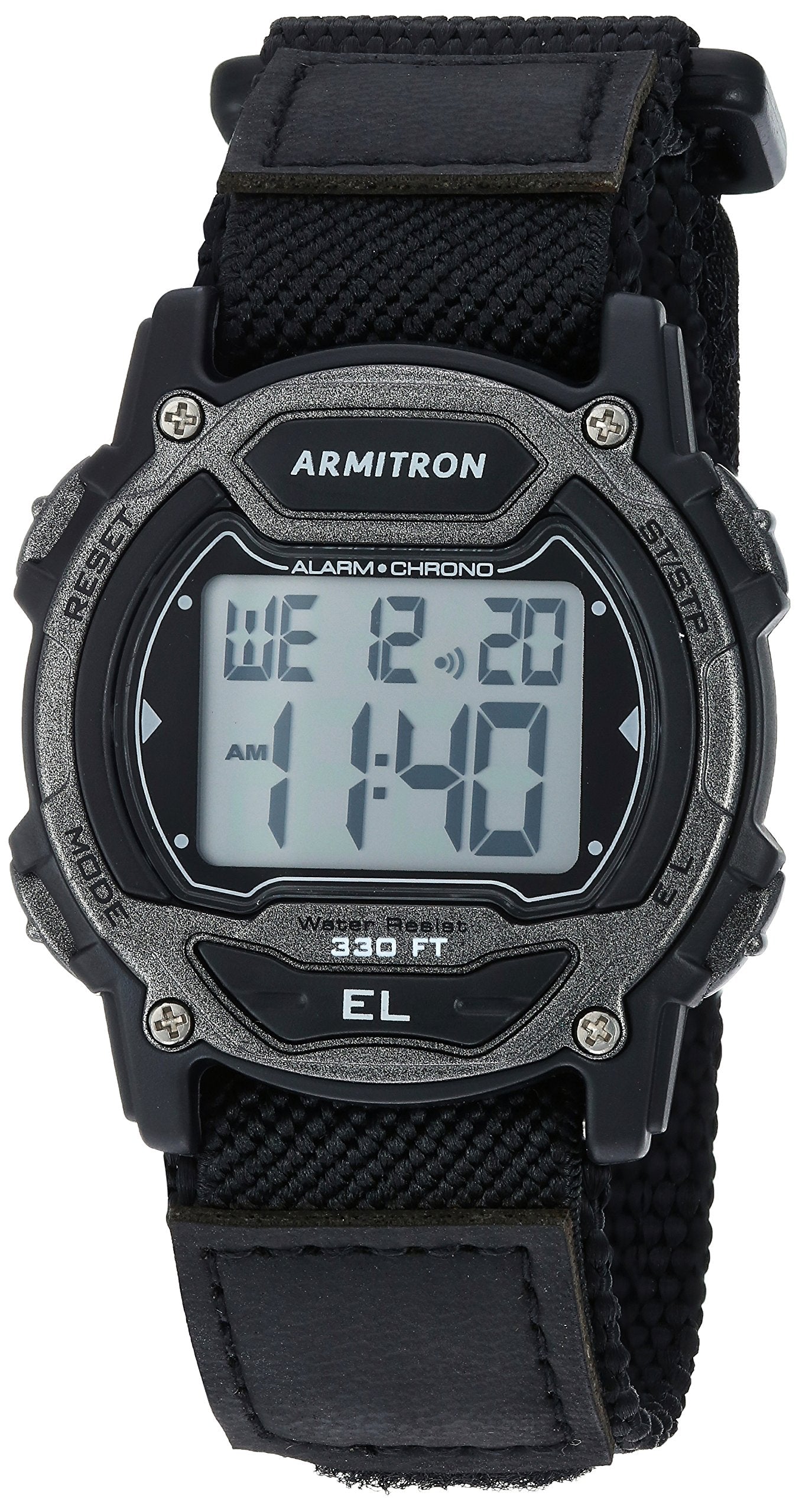 HOTArmitron Sport Unisex Digital Chronograph Nylon Strap Watch, 45-7004