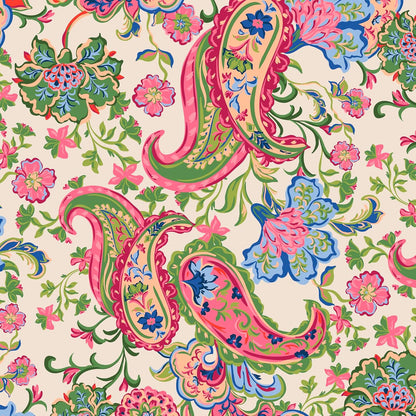 HOTVera Bradley Women's Premium Cotton Turnlock Wallet – Vibrant Paisley