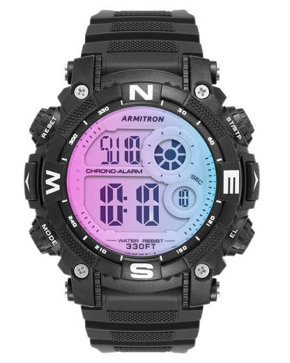HOTArmitron Sport Men's Digital Chronograph Resin Strap Watch, 40/8284