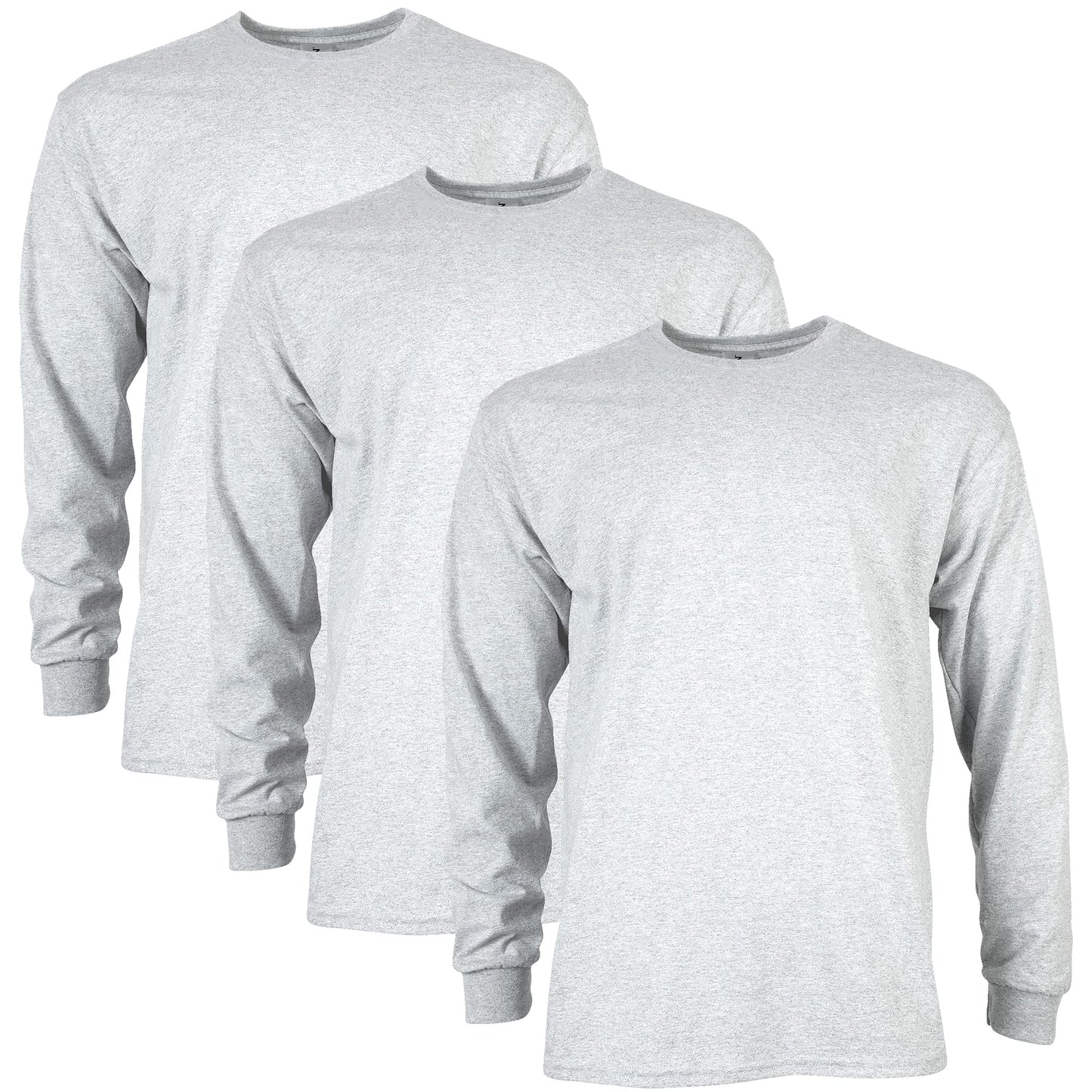 HOTGildan Adult Ultra Cotton Long Sleeve T-Shirt, Style G2400, Multipack