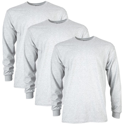 HOTGildan Adult Ultra Cotton Long Sleeve T-Shirt, Style G2400, Multipack