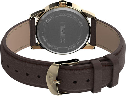HOTTimex Easy Reader Leather Strap 38mm Watch