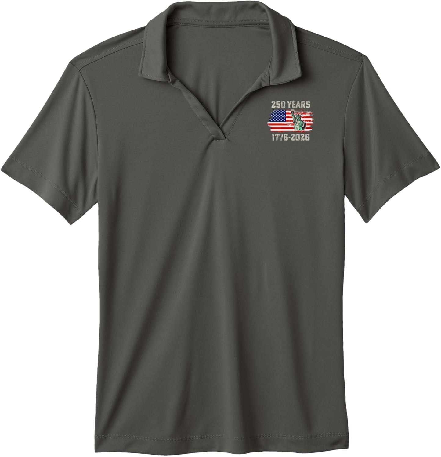 HOT250th Anniversary 250 Birthday Statue of Liberty USA Flag Performance Polo Shirt