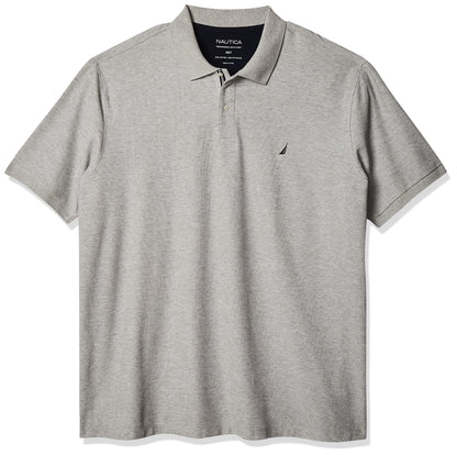 HOTNautica Men's Big and Tall Classic Fit Short Sleeve Solid Performance Deck Polo Shirt | Designed Exclusively for Big & Tall Men