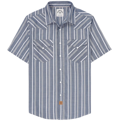 HOTDubinik® Viscose Made from Bamboo Mens Short Sleeve Shirts Plaid Shirt Western Cowboy Pearl Snap Casual Plaid Shirts for Men
