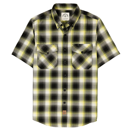 HOTDubinik® Mens Short Sleeve Button Down Two Pockets Soft Vintage Regular Fit Vintage Fishing Casual Shirts