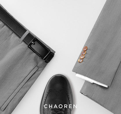 HOTCHAOREN Click Belts for Men - Mens Ratchet Belt 1 3/8" for Dress Pants - Perfect Companion to Men's Oxfords