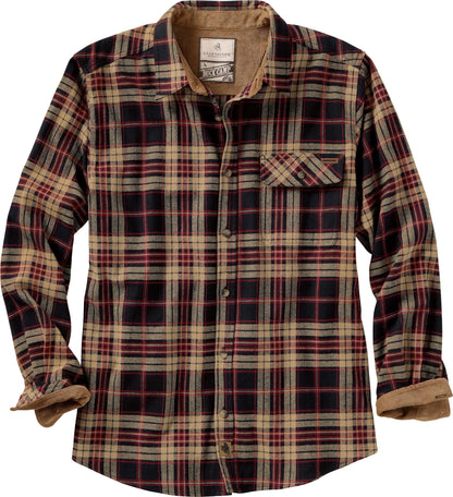 HOTLegendary Whitetails Mens Long Sleeve Button Down 100% Cotton Flannel Shirt