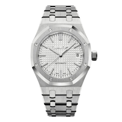 【#A289】Luxury Octagonal Steel Band Automatic Mechanical Business Watch For Men