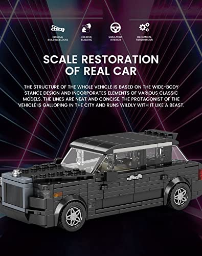 Reobrix 790 Rolls-Royce CULLINAN Toy Car Building Blocks, Model Car Kit for Display and Collectible, Building Toy for Boys and Adults, Compa
