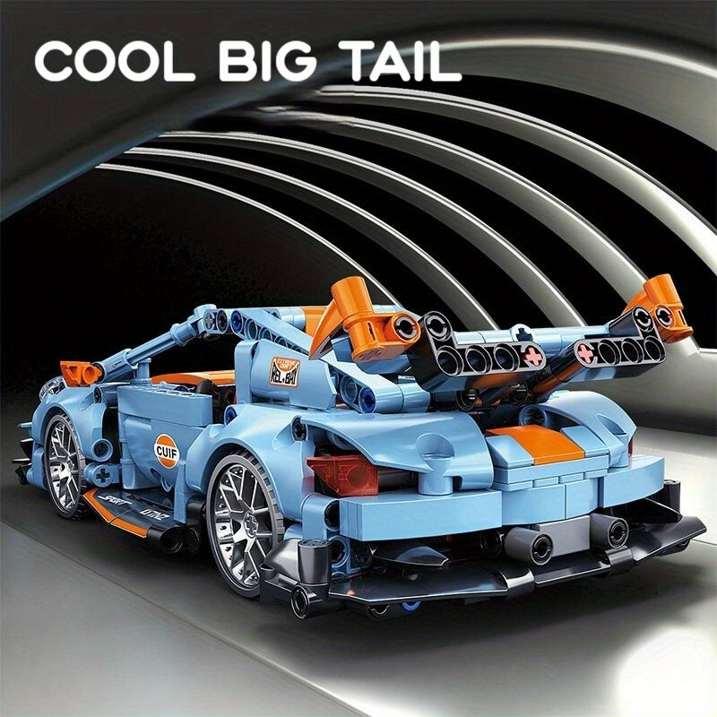Super Racing City Speed Car Building Blocks Toy for Boys - Festive Gift Idea