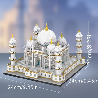 Building Blocks Taj Mahal Castle High Difficult Huge Shape Assembled Building Educational Toys