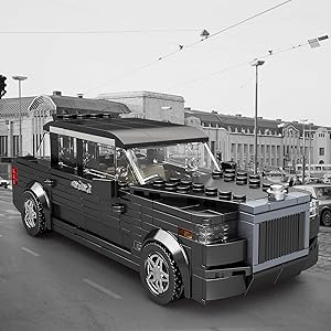 Reobrix 790 Rolls-Royce CULLINAN Toy Car Building Blocks, Model Car Kit for Display and Collectible, Building Toy for Boys and Adults, Compa