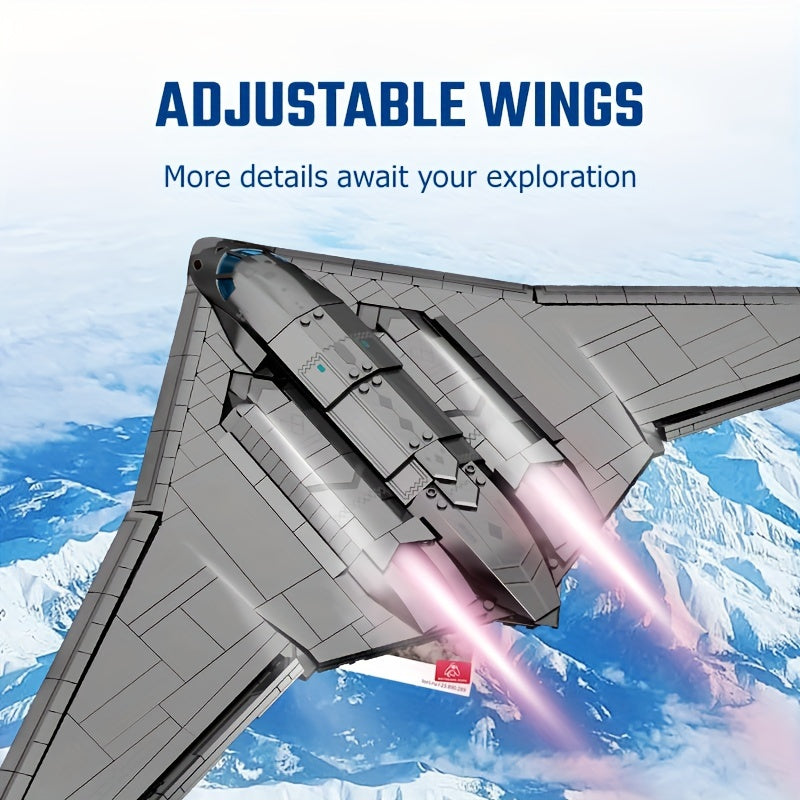 Military Aircraft Series Airplane Model Assembling Building Blocks, Air Force Weapons Soldiers Fighter Set Bricks Toys, New Year Gifts, Chri