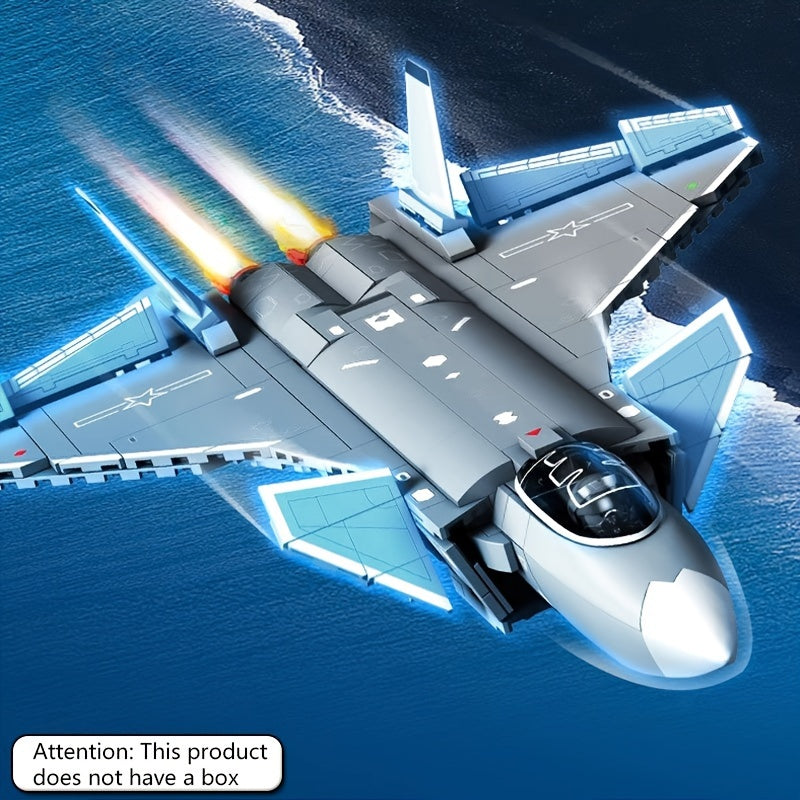 Chengdu J-20 Stealth Fighter Jet Building Blocks Set for Adults, DIY Collectible Model Kit, Educational Construction Toy, Aviation Military