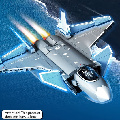 Chengdu J-20 Stealth Fighter Jet Building Blocks Set for Adults, DIY Collectible Model Kit, Educational Construction Toy, Aviation Military