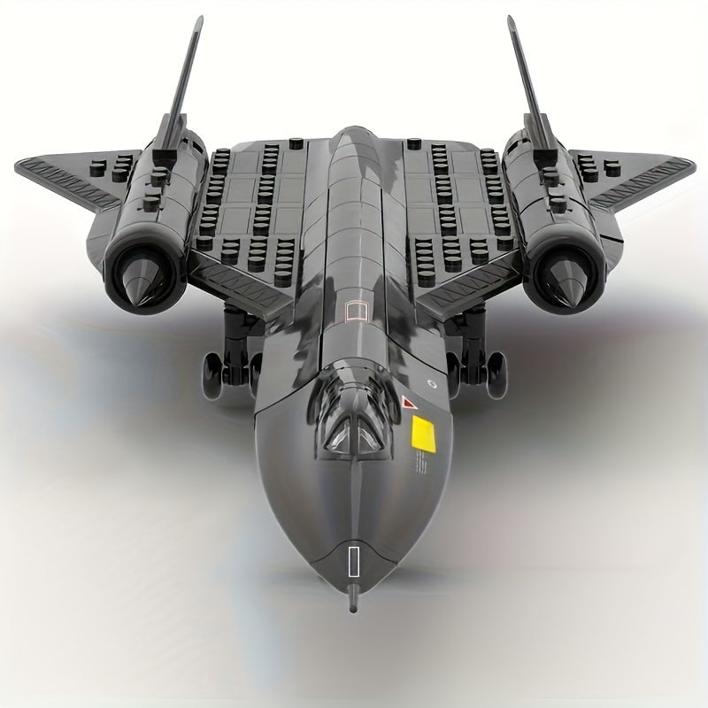 Reconnaissance Aircraft Building Block Assembly Model Toy, Military Building Block Toy, Birthday Gift