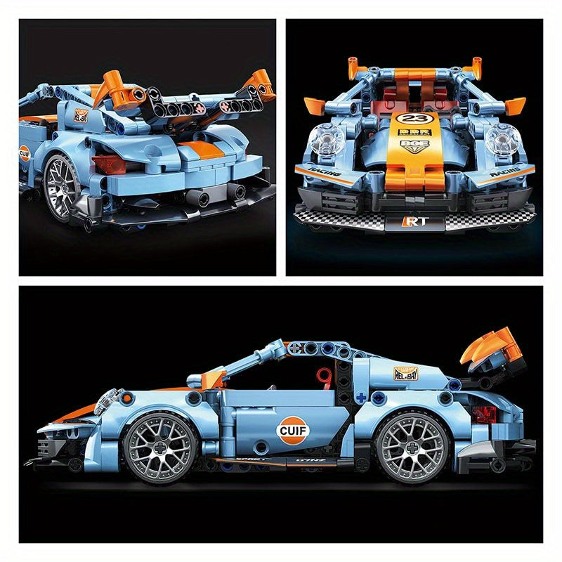 Super Racing City Speed Car Building Blocks Toy for Boys - Festive Gift Idea