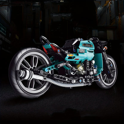 431-Piece  Diy  Motorcycle Model plastic Building Blocks