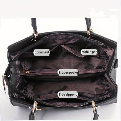 today's deals，No middlemen to make the difference!Fashion Solid Color Handbag, Women's Top Handle Square Purse, Elegant Crossbody Bag With Pompom Ball Pendant