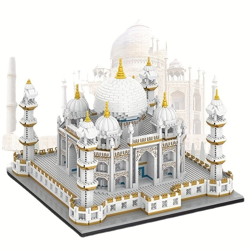Building Blocks Taj Mahal Castle High Difficult Huge Shape Assembled Building Educational Toys