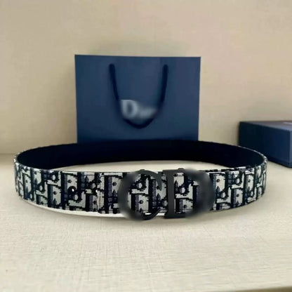 Vintage Monogram Jacquard Pin Buckle Belt