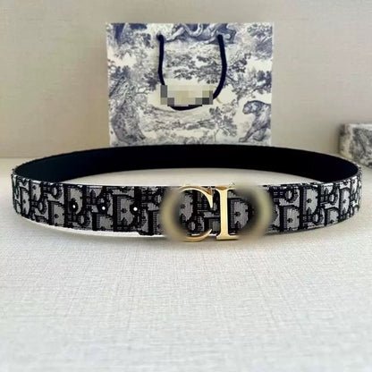 Vintage Monogram Jacquard Pin Buckle Belt
