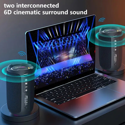 Subwoofer speaker cordless，10 hours of playback time