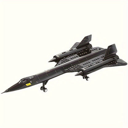 Reconnaissance Aircraft Building Block Assembly Model Toy, Military Building Block Toy, Birthday Gift