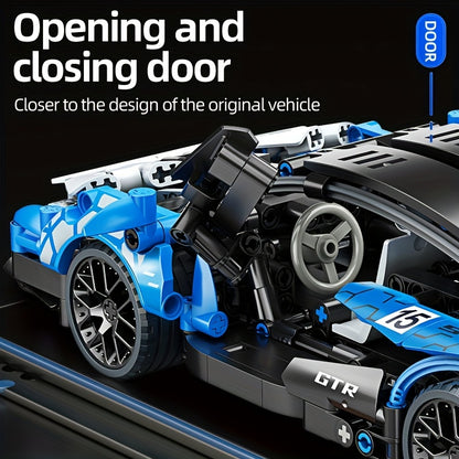 548pcs Technical Mechanical Supercar Racing Building Block Assembled Toy Car Boys And Girls Children's Puzzle